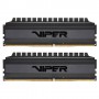 KIT DDR4 PATRIOT "VIPER 4 BLACKOUT"  16G B (2x8GB) 4400Mhz CL18 - DUAL CHANNEL PVB416G440C8K