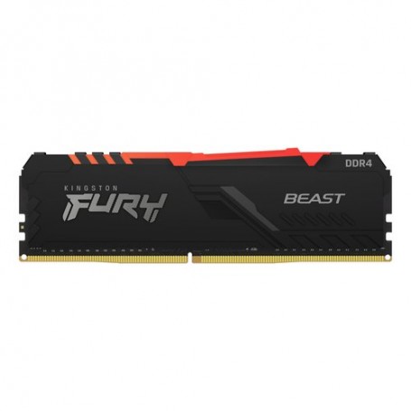 DDR4 KINGSTON  16Gb 3200Mhz - FURY BEAST CL16 - RGB - KF432C16BB1A/16
