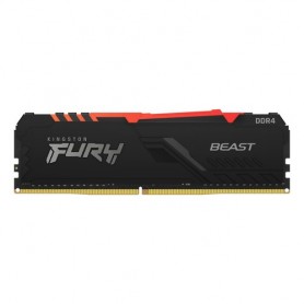 DDR4 KINGSTON  32Gb 3600Mhz - FURY BEAST CL18 - RGB - KF436C18BBA/32