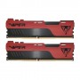 KIT DDR4 PATRIOT "VIPER II" 16GB (2x8GB) 2666Mhz CL16 - RED - PVE2416G266C6K