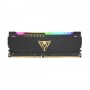 KIT DDR4 PATRIOT "VIPER STEEL RGB BLACK" 16GB (2x8GB) 3200Mhz CL18 - RGB- HS DUAL CHANNEL PVSR416G320C8K
