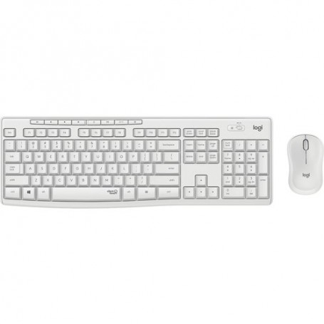 TASTIERA LOGITECH+MOUSE Wireless Desktop MK295 SILENT COMBO USB BIANCO 920-009821