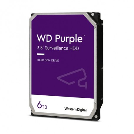 HD WD SATA3 6TB 3.5" PURPLE INTELLIPOWER 64mb cache 24x7 - NAS HARD DRIVE - WD62PURZ