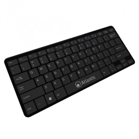 TASTIERA MINI ATLANTIS P013-LK-8840-UB 7 8 tasti ultra slim USB NERO