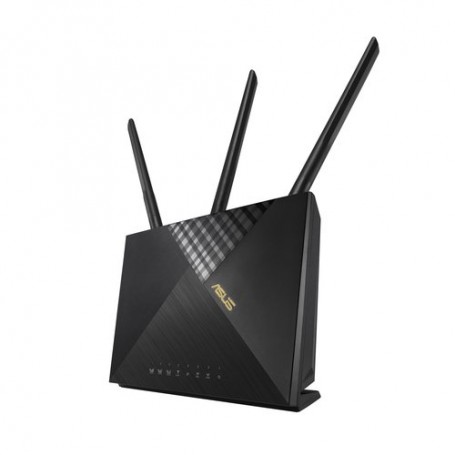 ROUTER GIGABIT ASUS WIRELESS 4G-AX56 Dua l-Band WiF6 2x2 AX1800 LTE Cat.6 300Mbps, Captive portal, SLOT Nano SIM