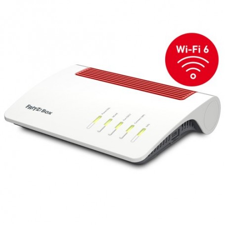 ROUTER GIGABIT FRITZ! WIRELESS Box 7590 AX VDSL/ADSL,WiFi 6 4x4 5/2.4Ghz 4P Gigabit Ethernet 1P Gigabit WAN 2P USB 3.0 2