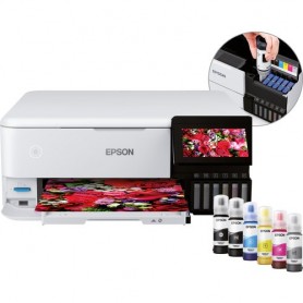 MULTIFUNZIONE EPSON EcoTank ET-8500 Phot o 32/32PPM 100FF DUPLEX LAN WIFI WIFI DIRECT DISPLAY 10.9CM