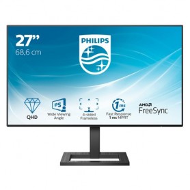 MONITOR PHILIPS LED 27"Wide 275E2FAE/00 IPS 2560x1440 1ms 350cd/mq 1.000:1 Mega Infinity DCR 2x3W MM Reg. H 2HDMI DP GAM