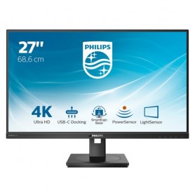 MONITOR PHILIPS LED 27"Wide 4K 279P1/00 3840x2160 4ms 350cd/m 50.000.000:1 2x3W MM Pivot RegH 2HDMI DP USB-C docking RJ4