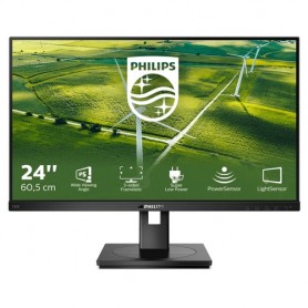MONITOR PHILIPS LED 23.8"Wide 242B1G/00 IPS 1920x1080 250cd/mq 1000:1 (50.000.000:1) 2x2W MM Pivot RegH VGA DVI HDMI DP