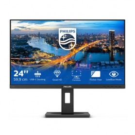 MONITOR PHILIPS LED 23.8"Wide 246B1/00 I PS 2560x1440 4ms 250cd/mq 1.000:1 (50.000.000:1) 2HDMI DP RJ-45 USB-C docking