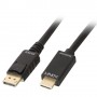 CAVO LINDY DISPLAYPORT MASCHIO - HDMI A MASCHIO 10.2G Connettori Placcati Oro 2mt