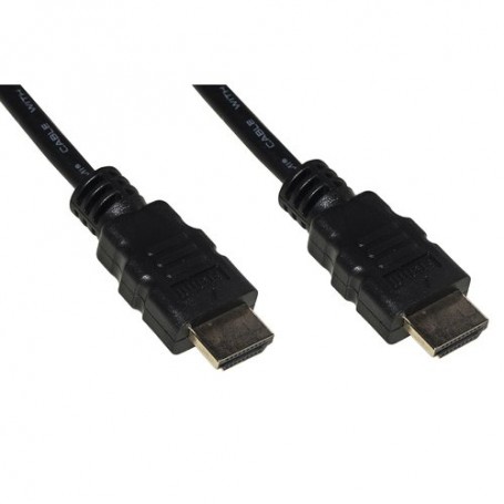 CAVO HDMI 4Kx2K M-M LINK CON ETHERNET CO NNETTORI DORATI 5 MT COLORE NERO