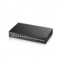 Switch ZYXEL GS-1100-24E Unmanaged, 24 p orte Gigabit, design senza ventole, Desktop/Rack - GS1100-24E-EU0103F