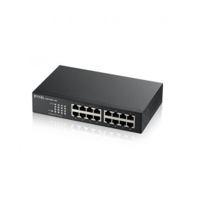 Switch Unmanaged, 16 porte Gigabit, desi gn senza ventole, Desktop/Rack - GS1100-16-EU0103F