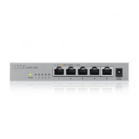 MG-105 - Switch Unmanaged, 5 porte Multi Gigabit 2.5Gb, Chassis metallo, Desktop - MG-105-ZZ0101F