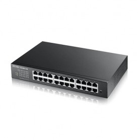 GS-1900-24E v3 - Switch Web Managed 24 p orte Gigabit - Supporto IPv6, VLAN - Design senza ventole, Desktop/Rack