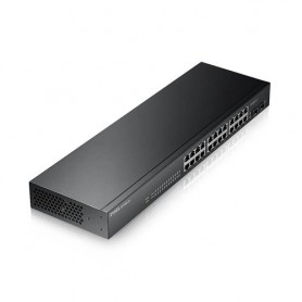 GS-1900-24 v2 - Switch Web Managed 24 po rte Gigabit + 2 porte SFP Gigabit - Supporto IPv6, VLAN - Design senza ventole,