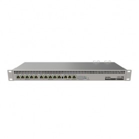 MIKROTIK RB1100AHX4 DUDE EDITION 1U RACK MOUNT ROUTER, 60GB, 1400MHZ, 1GB, 13X GE, 2X SATA3, 2X M.2, 1X MICROSD, 1X RS232