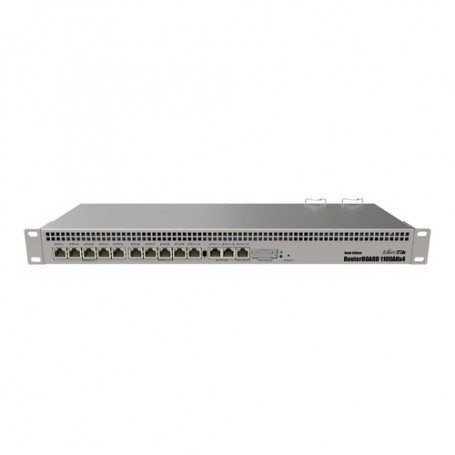 MIKROTIK RB1100AHX4 DUDE EDITION 1U RACK MOUNT ROUTER, 60GB, 1400MHZ, 1GB, 13X GE, 2X SATA3, 2X M.2, 1X MICROSD, 1X RS232