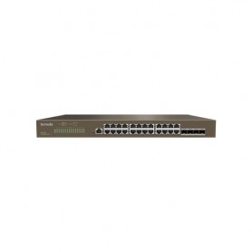 SWITCH TENDA TEG3328F 24P GIGABIT 10/100 /1000 RJ45 +4P SFP +1P Console L2 MANAGED