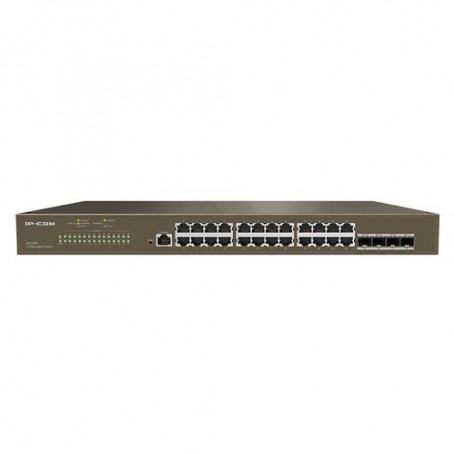 SWITCH IP-COM G5328F 24P GIGABIT+4P SFP 1P Console, L3 Cloud Managed