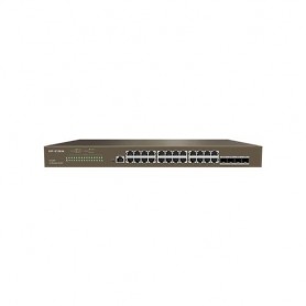 SWITCH IP-COM G3328F 24P GIGABIT+4P SFP 1P Console, L2 Cloud Managed