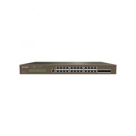 SWITCH TENDA TEG5328F 24P GIGABIT 10/100 /1000 RJ45 +4P SFP +1P Console L3 MANAGED 1U 19-inch rack-mountable