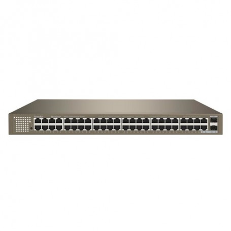 SWITCH TENDA TEG1050F 48P GIGABIT 10/100 /1000 RJ45 +2 1000M SFP 1U 19-inch rack-mountable One-key VLAN