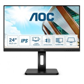 MONITOR AOC LED 23.8" Wide 24P2Q IPS 192 0x1080 4ms 250cd/mq 50.000.000:1 2x2W MM Reg. in H PIVOT VGA DVI HDMI DP USB