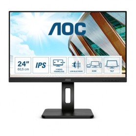 MONITOR AOC LED 23.8" Wide 24P2C IPS 192 0x1080 4ms 250cd/mq 50.000.000:1 2x2W MM Reg. in H PIVOT HDMI DP USB-C USB