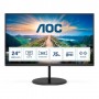 MONITOR AOC LED 23.8" Wide Q24V4EA IPS 2 560x1440 4ms 250cd/mq 20.000.000:1 2x2W MM HDMI DP