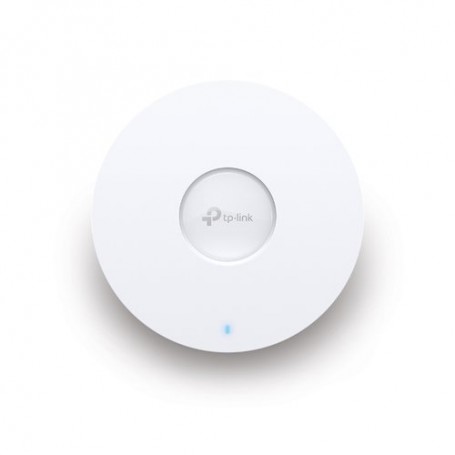 ACCESS POINT WIRELESS TP-LINK OMADA EAP6 70 GIGABIT AX5400 Wi-Fi 6 Ceiling Mount Dual-Band 1P  1GBPS RJ45,802.3AT POE, MU
