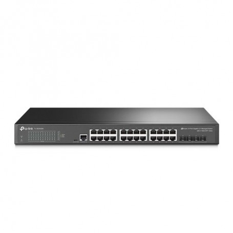 SWITCH TP-LINK TL-SG3428X JETSTREAM 24P GIGABIT L2 Managed 4P 10GE SFP+, RJ45/Micro-USB Console Port, 1U 19-inch Rack-mo