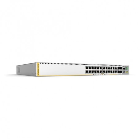 SWITCH ALLIED TELESIS L3 STACKABLE SWITC H 24X 10/100/1000-T 4X SFP+ PORTS AND DUAL FIXED PSU, EU POWER CORD - AT-X530L-2