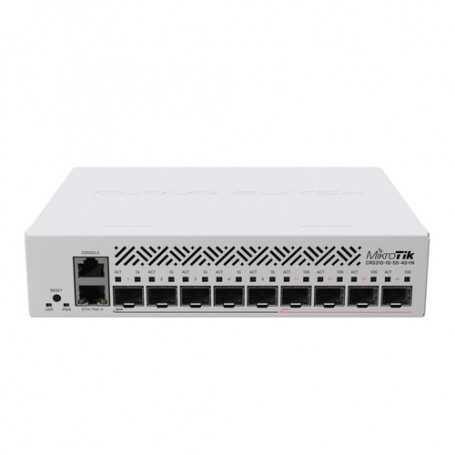 MikroTik CRS310-1G-5S-4S+IN   Switch   1 x RJ45 1000Mb/s, 5x SFP, 4x SFP+, RouterOS L5