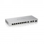 Switch Unmanaged Plus, 8 porte Gigabit, 3 porte 10MGbE, 1 porte SFP+ 10GbE, - Easy Management per VLAN, QoS - FANLESS
