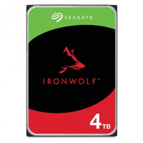 HD SEAGATE IRON WOLF SATA3 4TB 3.5" 5900 RPM  64mb cache 24x7 - NAS HDD - ST4000VN006 - Gar. 3 anni