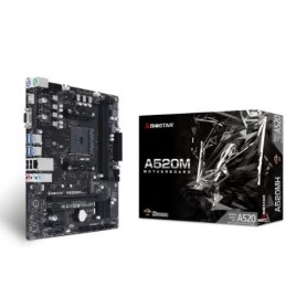 MB BIOSTAR AMD A520MH A520 AM4 2DDR4 VGA +HDMI PCIE, 4*SATA,M.2 mATX