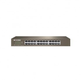 SWITCH IP-COM G1024D v7.0 24P GIGABIT UN MANAGED 1U,13-inch Rack-mountable