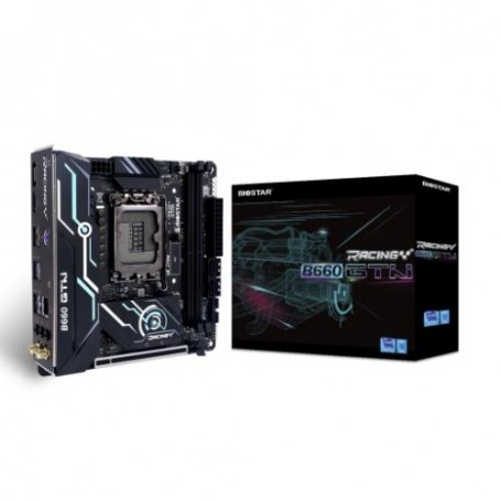 MB BIOSTAR B660GTN LGA11700 (ALDER LAKE) 2DDR4 HDMI+DP PCIE, M.2 miniITX