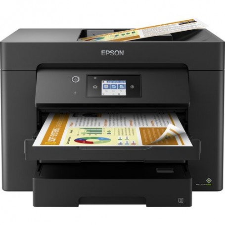 MULTIFUNZIONE EPSON WorkForce WF-7830DTW F A3 32/22PPM 2x 500FF Scan 1200x2400 FAX ADF DUPLEX LAN WiFi Direct USB