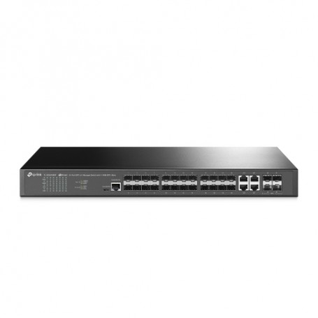 SWITCH TP-LINK TL-SG3428XF JETSTREAM 24P GIGABIT L2+ Managed 4P 10GE SFP+, 4Gigabit SFP 1U 19-inch Rack-mountable, Omada