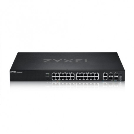 SWITCH ZYXEL XGS2220-30 24P Gigabit +2P 10GB MultiGigabit +4P 10GB SFP+, IPv6, VLAN, Rack Managed Layer 3 Lite Stackable