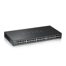 SWITCH ZYXEL GS2220-50 44P Gigabit +4P D ual Personality GBe +2P SFP, IPv6, VLAN, Rack Managed Layer 3 Lite