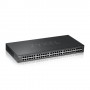 SWITCH ZYXEL GS2220-50 44P Gigabit +4P D ual Personality GBe +2P SFP, IPv6, VLAN, Rack Managed Layer 3 Lite