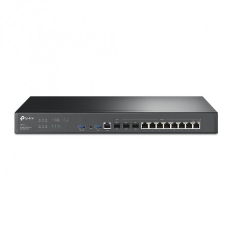 ROUTER TP-LINK ER8411 VPN con Porte 10G, 1 10G SFP+ WAN Port,1 10G SFP+ WAN/LAN Port,1  Gigabit SFP WAN/LAN Port,8 Gigabi