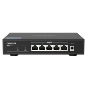 QNAP SWITCH 5 port 2.5Gbps auto negotiat ion (2.5G/1G/100M), unmanagement switch QSW-1105-5T