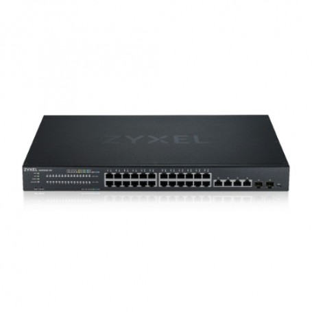 SWITCH ZYXEL XMG1930-30-ZZ0101F 24P 2.5 MGigabit +4P 10GbE +2P 10Gbe SFP+ IPv6, VLAN, QoS, IGMP, Rack, NO Fan, FREE Nebu