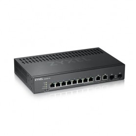 SWITCH ZYXEL GS2220-10-EU0101F 8P Gigabi t +2P (RJ-45/SFP) , IPv6, VLAN, Rack Managed Layer 2+ Fanless